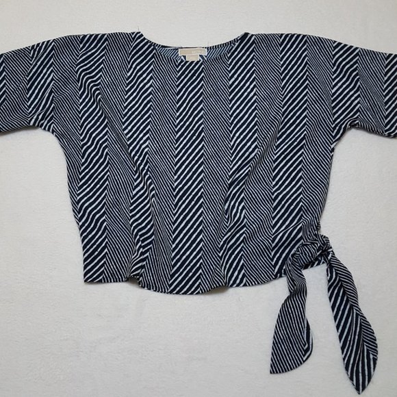 MICHAEL KORS Blue Top Blouse, Size M - Picture 6 of 15